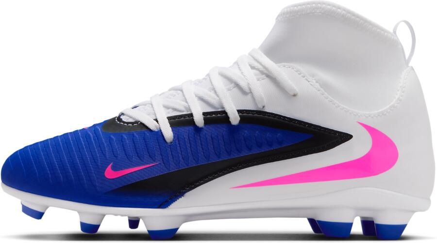 Nike Jr. Phantom 6 High Club voetbalschoenen voor kids (meerdere ondergronden) Blauw