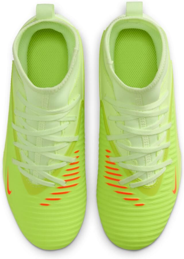 Nike Jr. Phantom 6 High Club voetbalschoenen voor kids (meerdere ondergronden) Oranje - Foto 2