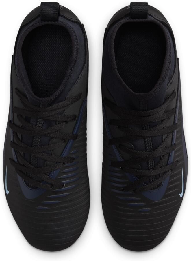 Nike Jr. Phantom 6 High Club voetbalschoenen voor kids (meerdere ondergronden) Zwart - Foto 2