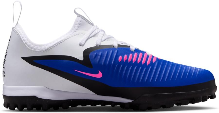 Nike Jr. Phantom 6 Low Academy voetbalschoenen voor kids (turf) Blauw - Foto 3