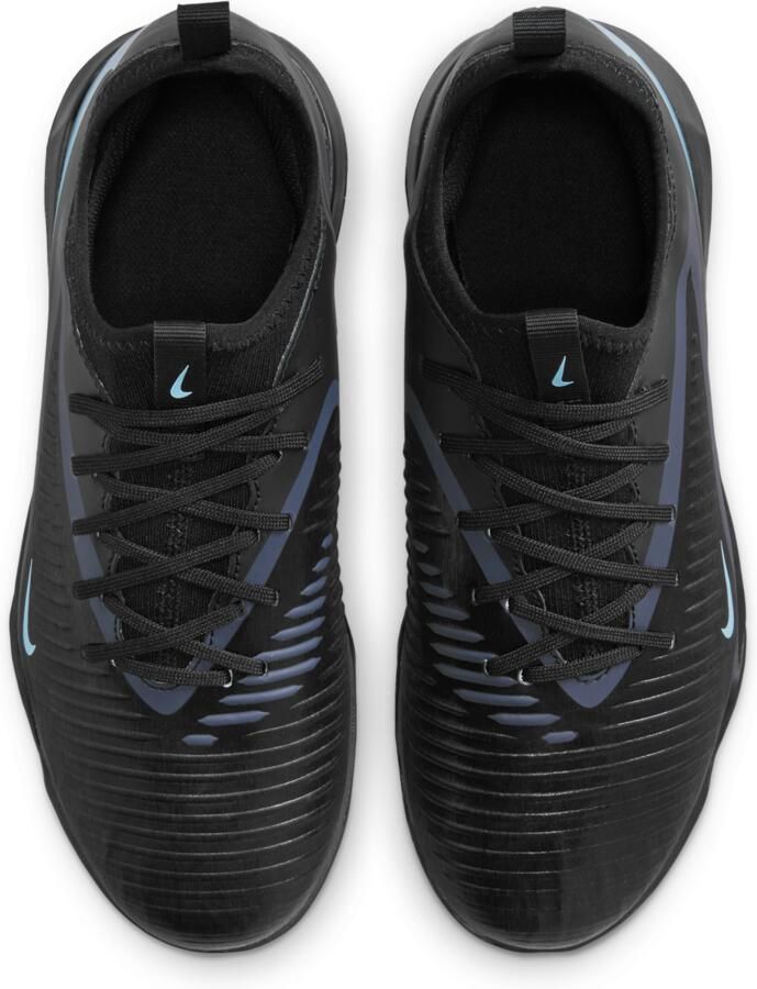 Nike Jr. Phantom 6 Low Academy voetbalschoenen voor kids (turf) Zwart - Foto 2