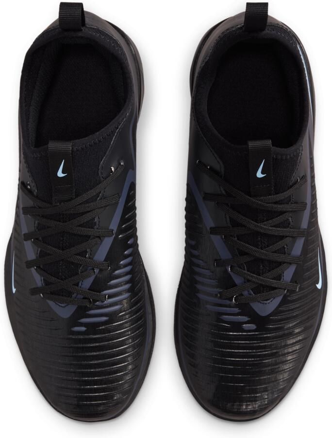 Nike Jr. Phantom 6 Low Academy zaalvoetbalschoenen voor kids Zwart - Foto 2