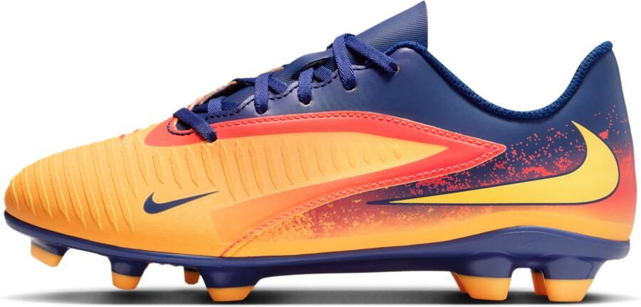 Nike Jr. Phantom 6 Low Club 'Erling Haaland' voetbalschoenen voor kids (meerdere ondergronden) Oranje