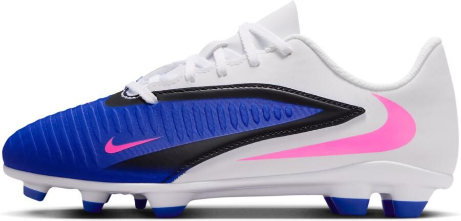 Nike Jr. Phantom 6 Low Club voetbalschoenen voor kids (meerdere ondergronden) Blauw