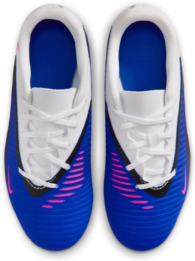 Nike Jr. Phantom 6 Low Club voetbalschoenen voor kids (meerdere ondergronden) Blauw - Foto 2