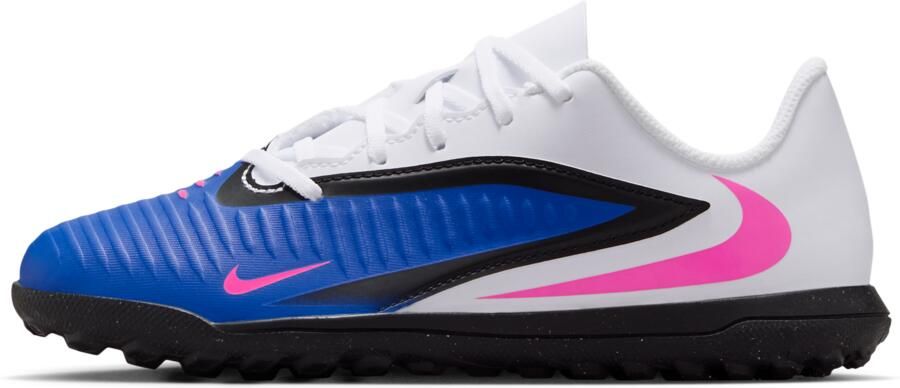 Nike Jr. Phantom 6 Low Club voetbalschoenen voor kids (turf) Blauw