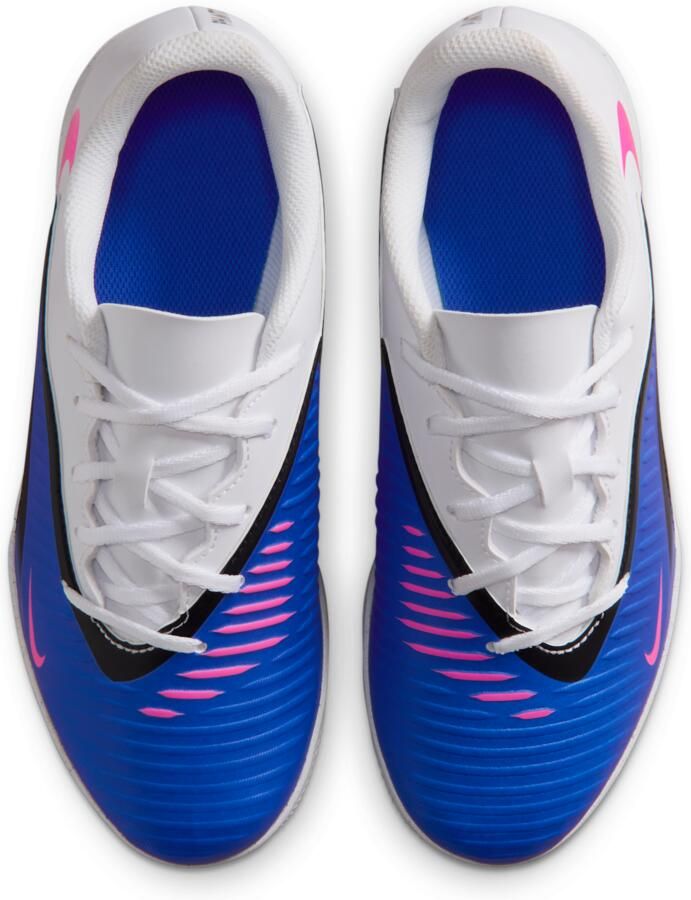 Nike Jr. Phantom 6 Low Club zaalvoetbalschoenen voor kids Blauw - Foto 2