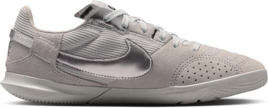 Nike Jr. Streetgato low top voetbalschoenen voor kleuters kids Grijs - Foto 3