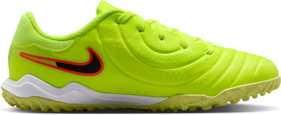 Nike Jr. Tiempo Legend 10 Academy low-top voetbalschoenen voor kleuters kids (turf) Geel - Foto 3