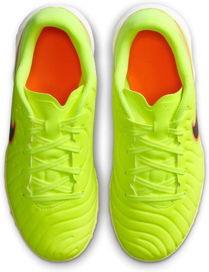 Nike Jr. Tiempo Legend 10 Academy low-top voetbalschoenen voor kleuters kids (turf) Geel - Foto 2