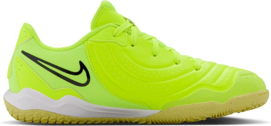 Nike Jr. Tiempo Legend 10 Academy low top zaalvoetbalschoenen voor kleuters kids Geel - Foto 3