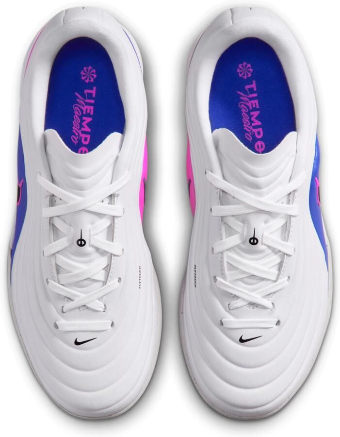 Nike Jr. Tiempo Maestro Academy low-top voetbalschoenen voor kids (turf) Wit - Foto 2