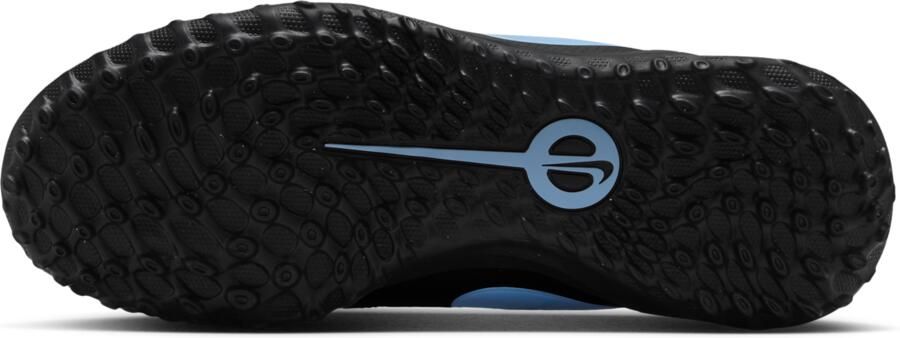 Nike Jr. Tiempo Maestro Club low-top voetbalschoenen voor kids (turf) Zwart - Foto 4