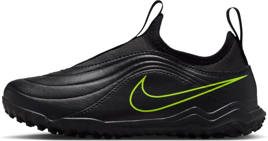 Nike Jr. Tiempo Maestro Flex high-top voetbalschoenen voor kleuters (turf) Zwart