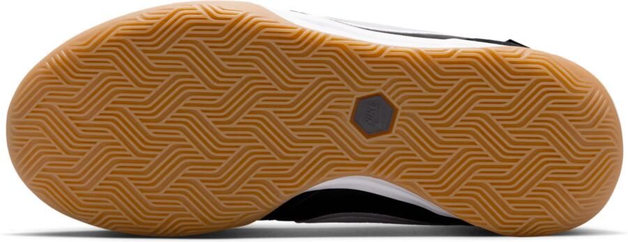 Nike Jr. Tiempo Streetgato low-top zaalvoetbalschoenen voor kids Zwart - Foto 4