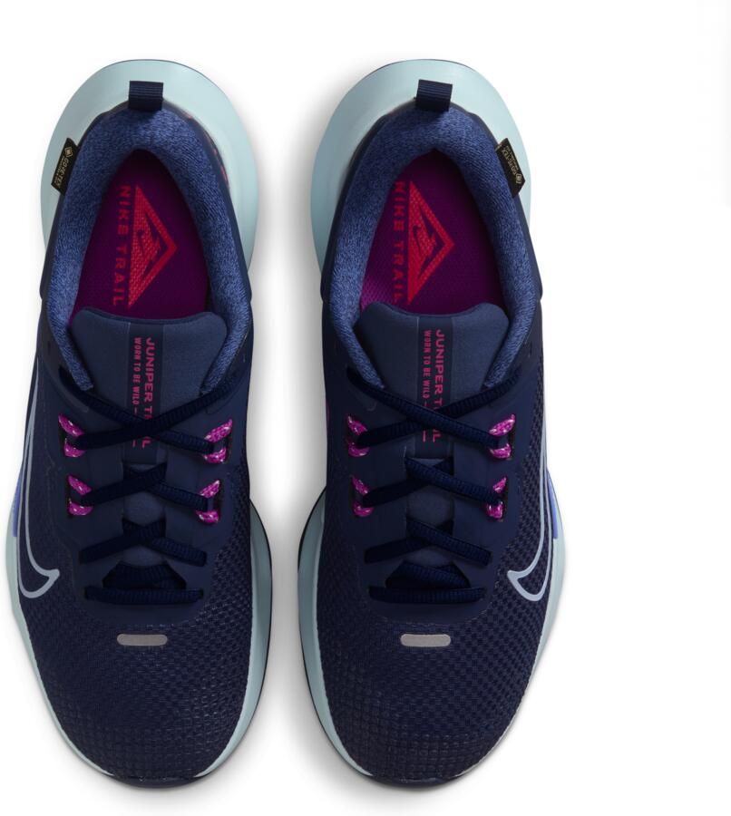 Nike Juniper Trail 2 GORE-TEX waterdichte trailrunningschoenen voor dames Blauw - Foto 2