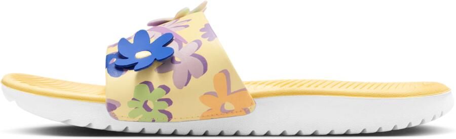 Nike Kawa SE slippers voor kleuters kids Geel - Foto 3