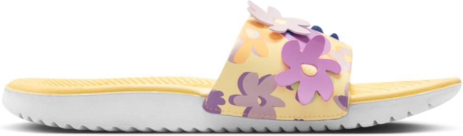 Nike Kawa SE slippers voor kleuters kids Geel - Foto 4