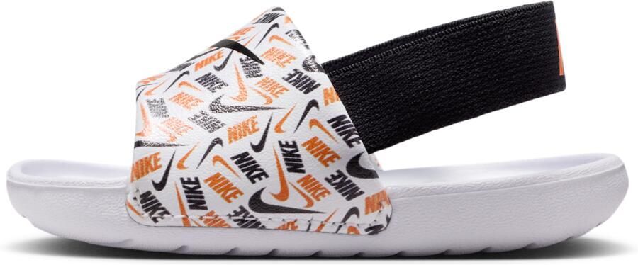 Nike Kawa slippers voor baby's peuters Wit - Foto 3