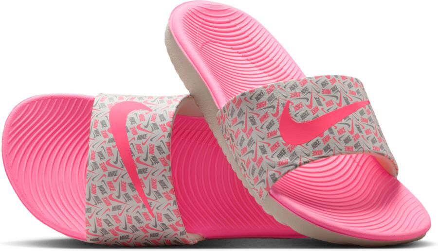 Nike Kawa Slippers voor kleuters kids Wit
