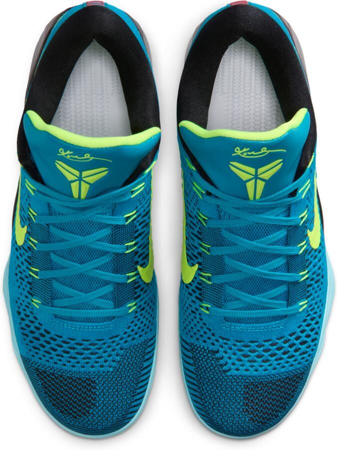 Nike Kobe IX Elite Low Protro basketbalschoenen Blauw - Foto 2