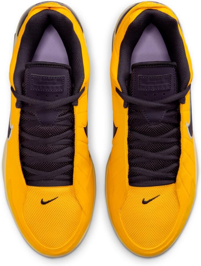 Nike LeBron Sneakers Heren Geel Mesh Synthetisch