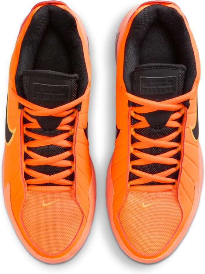 Nike LeBron Sneakers Heren Oranje Mesh Synthetisch