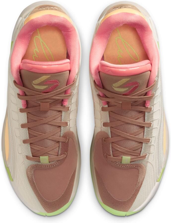 Nike Luka 4 'Light Orewood and Tangerine' basketbalschoenen Bruin