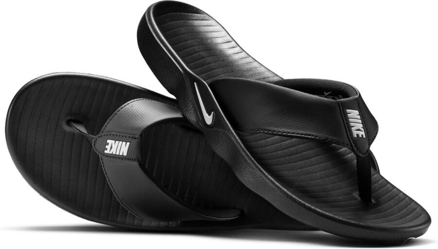Nike Marina Slippers en Sandalen Heren Zwart Mesh Synthetisch