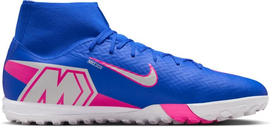 Nike Mercurial Superfly 10 Academy high-top voetbalschoenen (turf) Blauw - Foto 3
