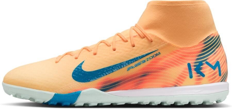 Nike Mercurial Superfly 10 Academy 'Kylian Mbappé' high top voetbalschoenen (turf) Oranje - Foto 2
