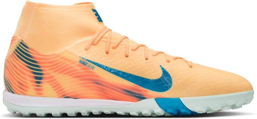 Nike Mercurial Superfly 10 Academy 'Kylian Mbappé' high top voetbalschoenen (turf) Oranje - Foto 3