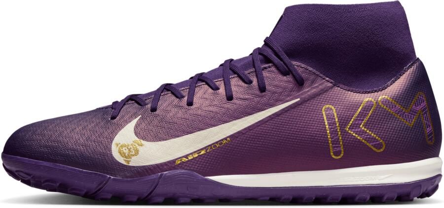 Nike Mercurial Superfly 10 Academy 'Kylian Mbappé' high top voetbalschoenen (turf) Paars - Foto 2