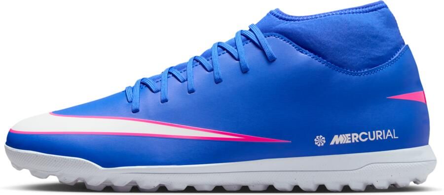 Nike Mercurial Superfly 10 Club high top voetbalschoenen (turf) Blauw