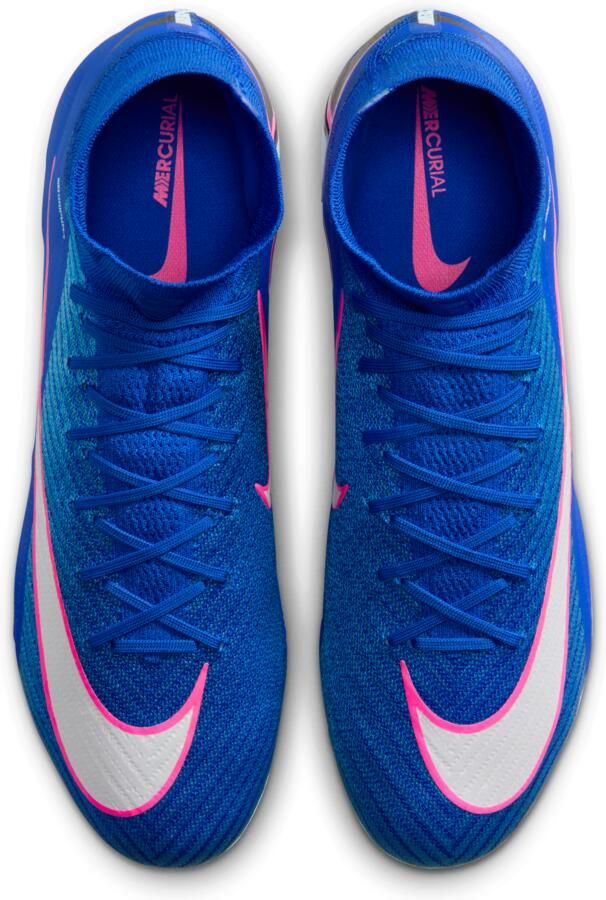 Nike Mercurial Superfly 10 Elite AG-Pro high-top voetbalschoenen Blauw - Foto 2