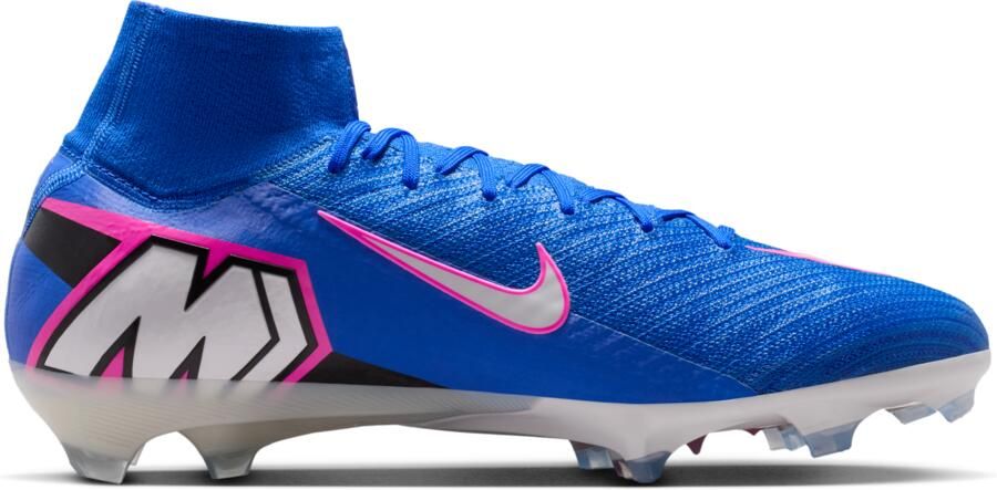 Nike Mercurial Superfly 10 Elite high top voetbalschoenen (stevige ondergrond) Blauw - Foto 3