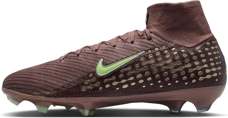 Nike Mercurial Superfly 10 Elite 'Kylian Mbappé' high-top voetbalschoenen (stevige ondergrond) Bruin