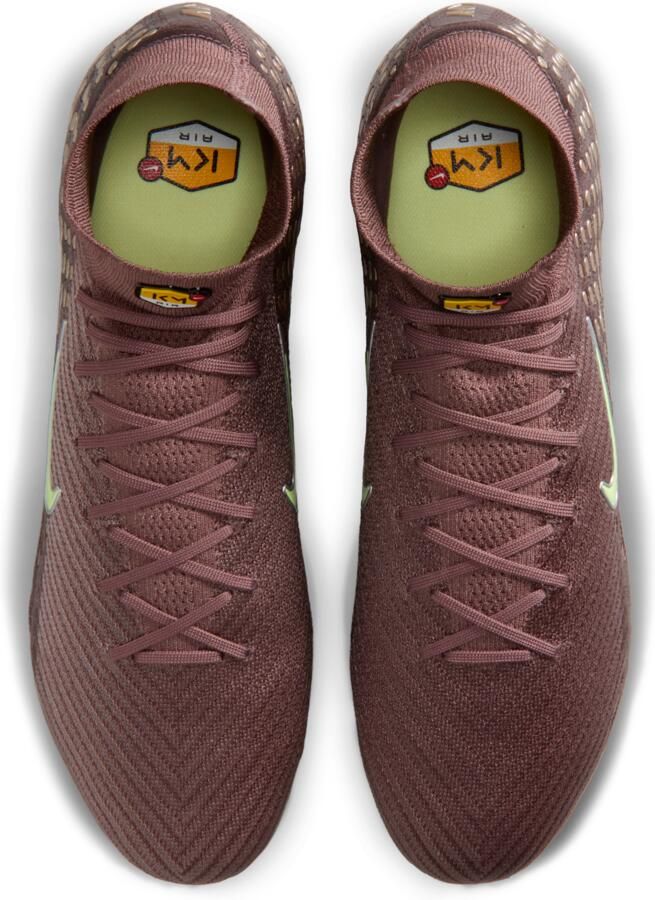 Nike Mercurial Superfly 10 Elite 'Kylian Mbappé' high-top voetbalschoenen (stevige ondergrond) Bruin - Foto 2