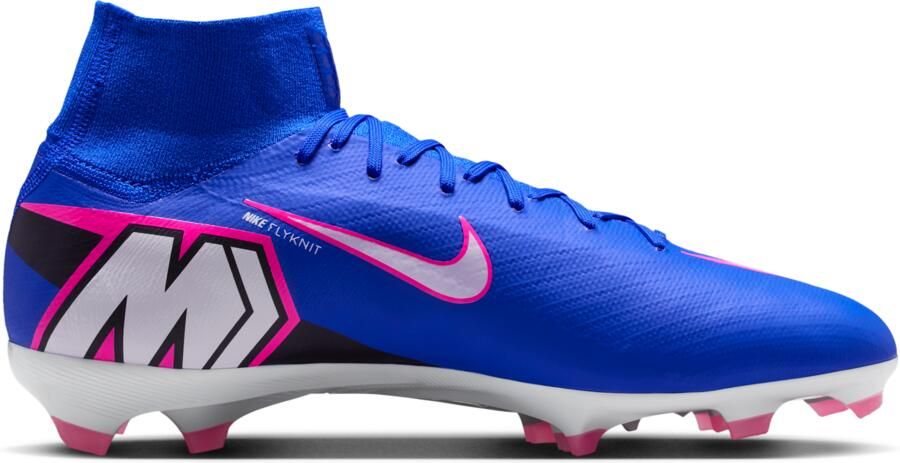 Nike Mercurial Superfly 10 Pro high-top voetbalschoenen (stevige ondergrond) Blauw - Foto 3