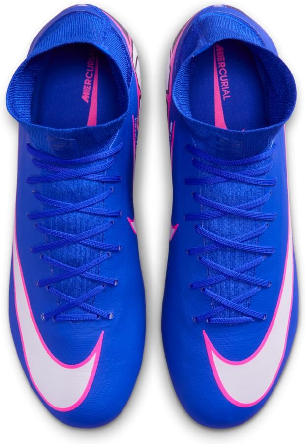 Nike Mercurial Superfly 10 Pro high-top voetbalschoenen (stevige ondergrond) Blauw - Foto 2
