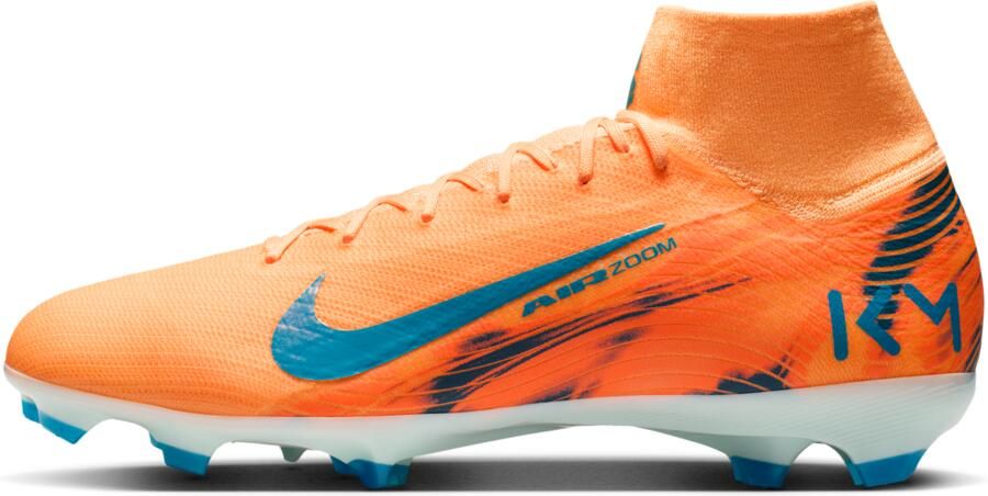 Nike Mercurial Superfly 10 Pro 'Kylian Mbappé' high-top voetbalschoenen (stevige ondergrond) Oranje - Foto 3