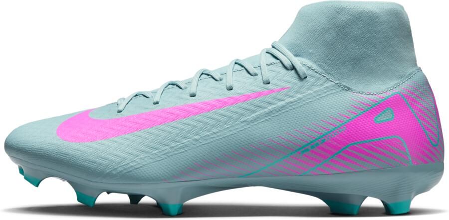 Nike Zoom Mercurial Superfly 10 Academy Gras Kunstgras Voetbalschoenen (MG) Lichtblauw Felroze