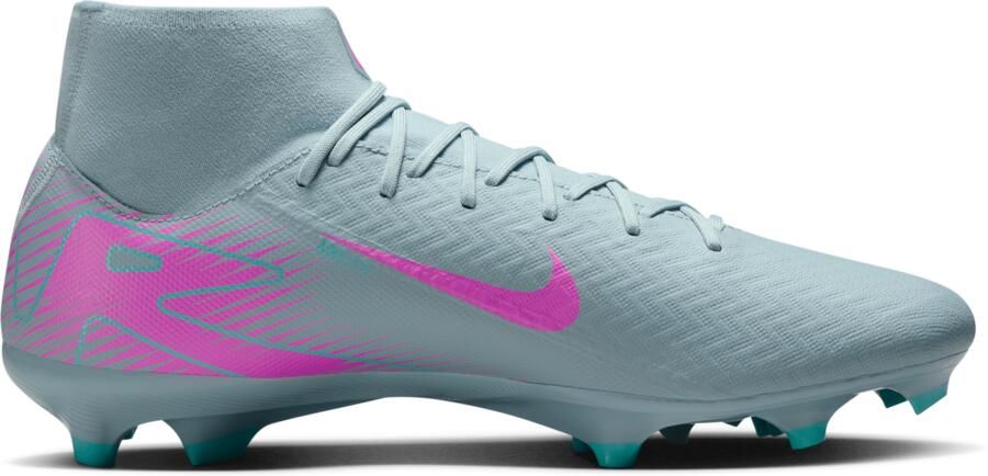 Nike Zoom Mercurial Superfly 10 Academy Gras Kunstgras Voetbalschoenen (MG) Lichtblauw Felroze - Foto 3