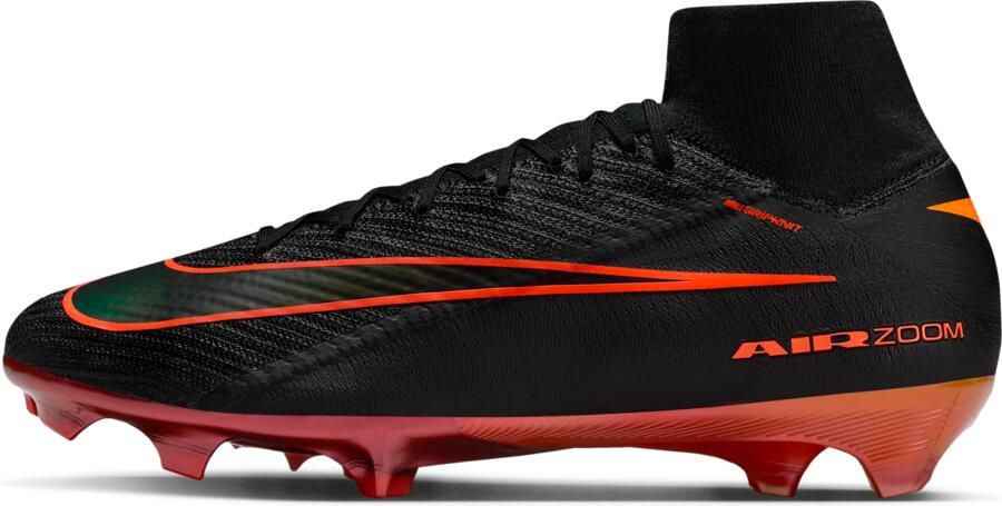 Nike Mercurial Superfly 10 Elite LV8 high top voetbalschoenen (stevige ondergrond) Zwart