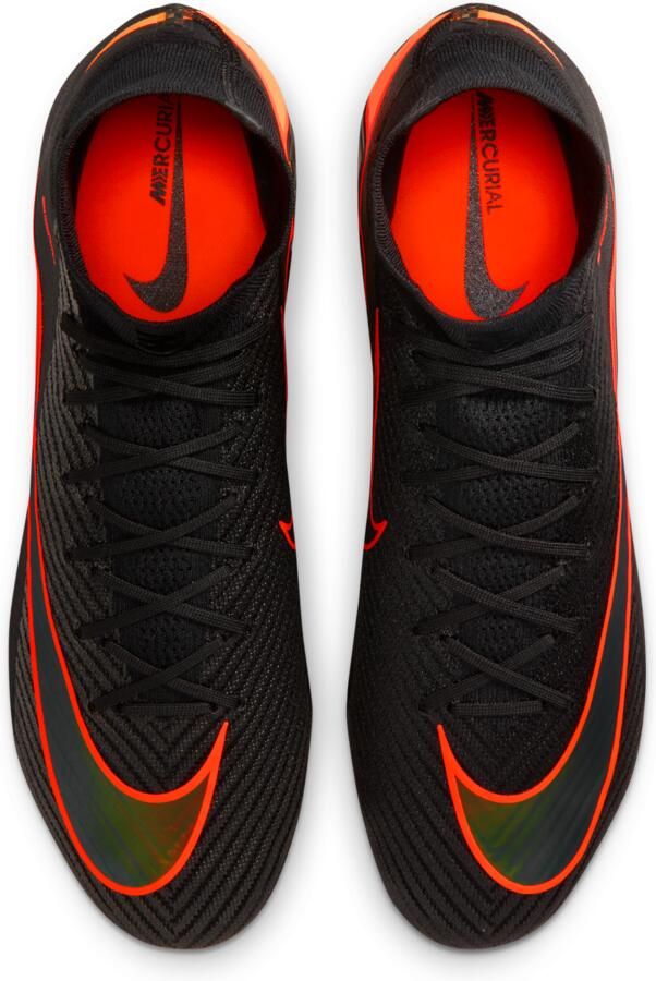 Nike Mercurial Superfly 10 Elite LV8 high top voetbalschoenen (stevige ondergrond) Zwart - Foto 2