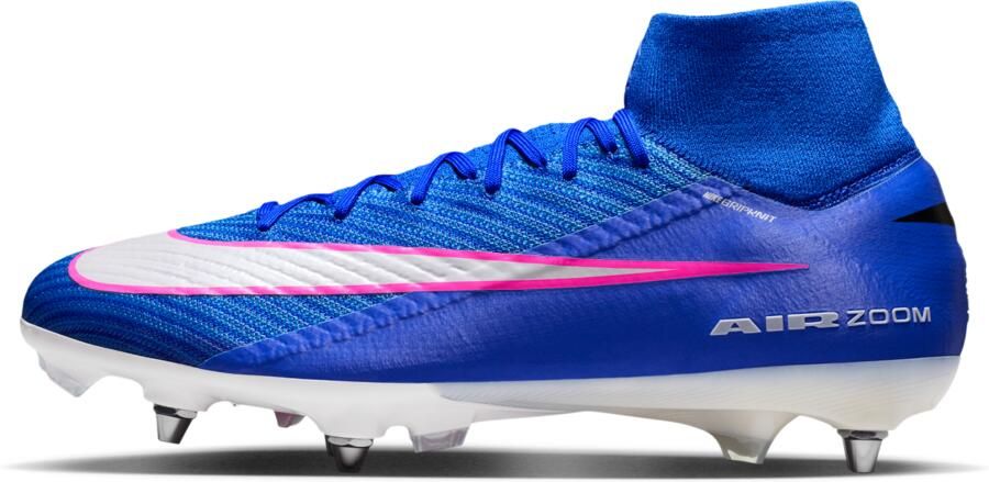 Nike Mercurial Superfly 10 Elite SG-Pro high-top voetbalschoenen Blauw
