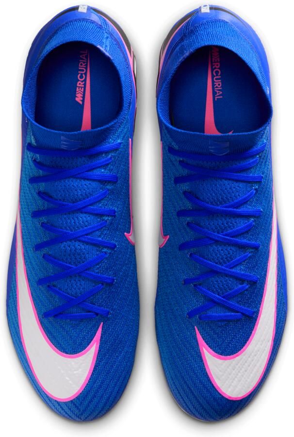 Nike Mercurial Superfly 10 Elite SG-Pro high-top voetbalschoenen Blauw - Foto 2