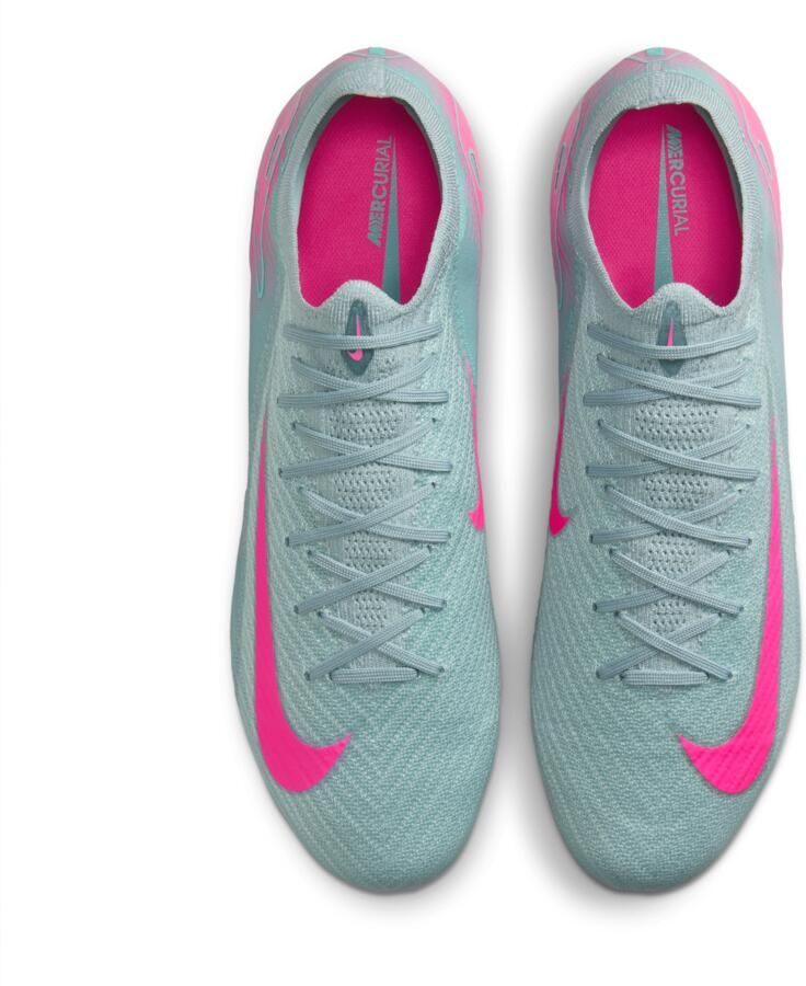 Nike Zoom Mercurial Vapor 16 Elite Kunstgras Voetbalschoenen (AG) Lichtblauw Felroze