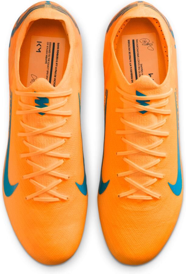 Nike Mercurial Vapor 16 Pro 'Kylian Mbappé' low-top voetbalschoenen (stevige ondergronden) Oranje