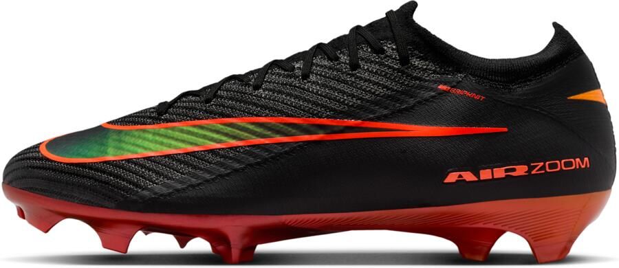 Nike Mercurial Vapor 16 Elite LV8 low-top voetbalschoenen (stevige ondergrond) Zwart